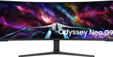 Samsung Odyssey Neo G9 LS57CG952NUXEN - Dual 4K VA Curved 240Hz Gaming Monitor - 57 Inch