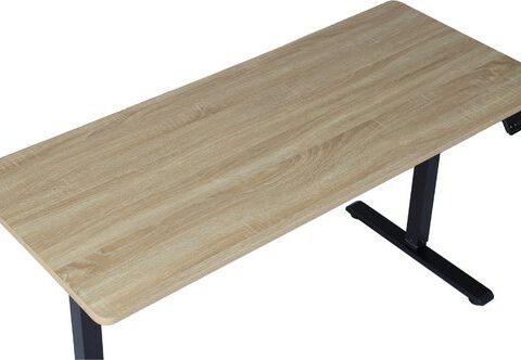 OfficeSense OS50 Zit Sta Bureau Elektrisch 120 x 60 CM - Verstelbaar in hoogte - Licht Eiken Blad