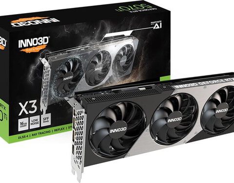 INNO3D NVIDIA GeForce RTX 5070 Ti X3 OC White - Videokaart - 16GB - GDDR7 - PCIe 5.0 - 1x HDMI 2.1 - 3x DisplayPort 2.1