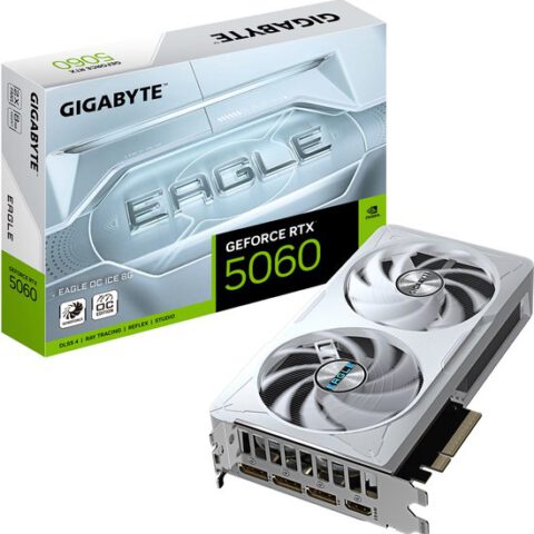 GIGABYTE GeForce RTX 5060 EAGLE OC ICE 8G NVIDIA 8 GB GDDR7